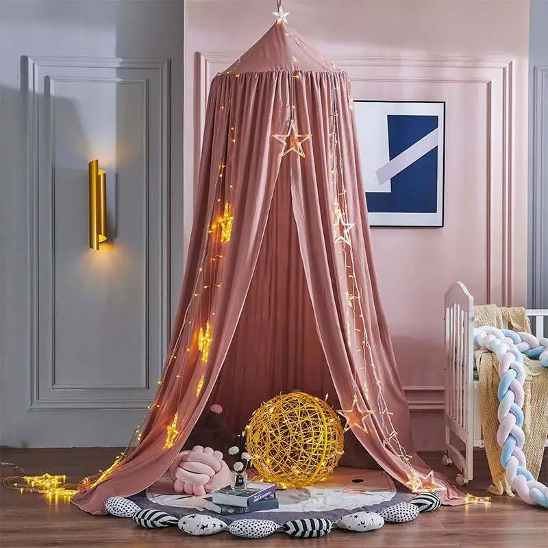 Kids Mosquito Net Baby Crib Curtain Hanging Tent Bed Decor Girl Princess Hanging Bed Canopy Living Corner Play Reading NookDecor - Palais De Bébé