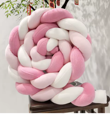 Tresse de lit bebe rose | Ultra-douce