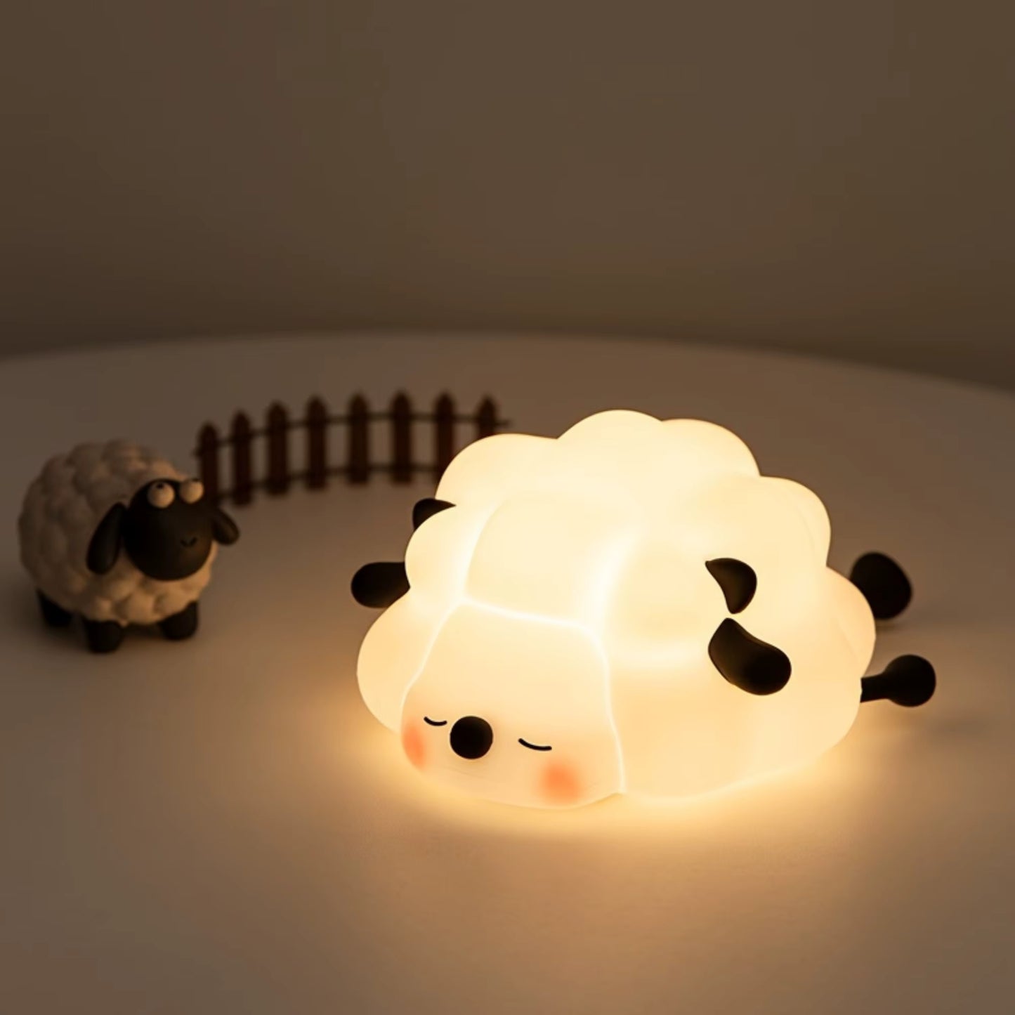 veilleuse bebe mouton lumiere nuit animal