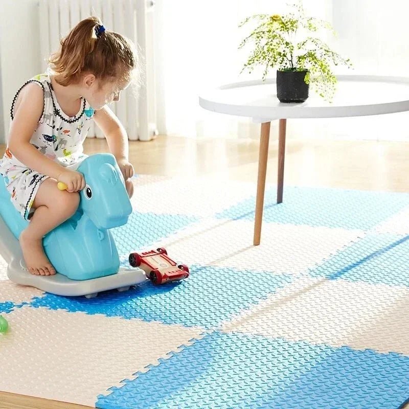 8 - 16pcs Baby Puzzle Floor Kids Carpet Bebe Mattress EVA Foam Baby Blanket Educational Toys Play Mat for Children 30x1cm - Palais De Bébé