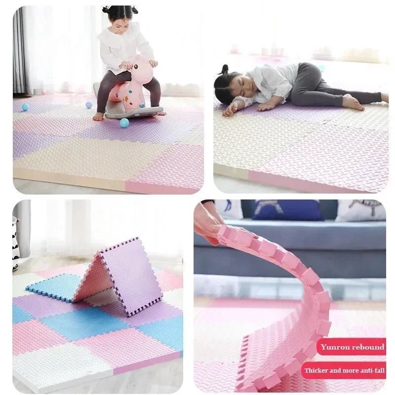 8 - 16pcs Baby Puzzle Floor Kids Carpet Bebe Mattress EVA Foam Baby Blanket Educational Toys Play Mat for Children 30x1cm - Palais De Bébé