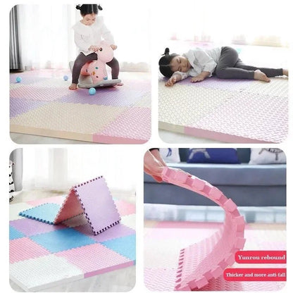 8 - 16pcs Baby Puzzle Floor Kids Carpet Bebe Mattress EVA Foam Baby Blanket Educational Toys Play Mat for Children 30x1cm - Palais De Bébé