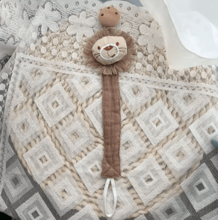 Attache tétine motif animal | Sécurisée et Design - Palais De Bébé