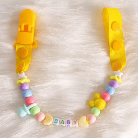 Attache tétine perle | Sécurisée et Pratique - Palais De Bébé