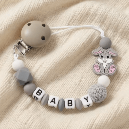 Attache tétine perle | Sécurisée et Pratique - Palais De Bébé