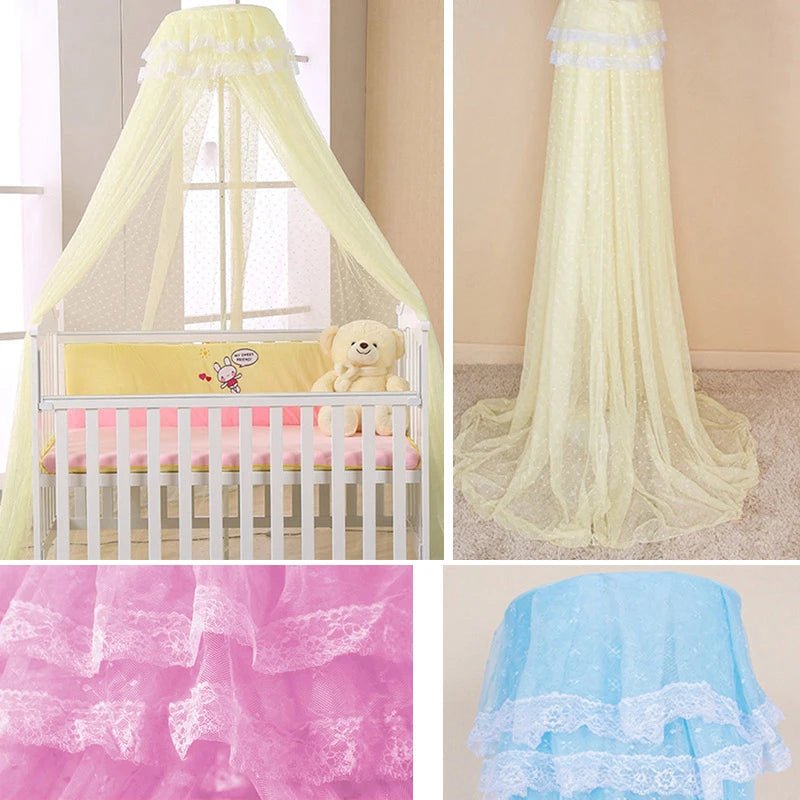 Baby Bedroom Curtain Nets Mosquito Net for Crib Newborn Infants Bed Canopy Tent Portable Babi Kids Bedding Room Decor Netting - Palais De Bébé