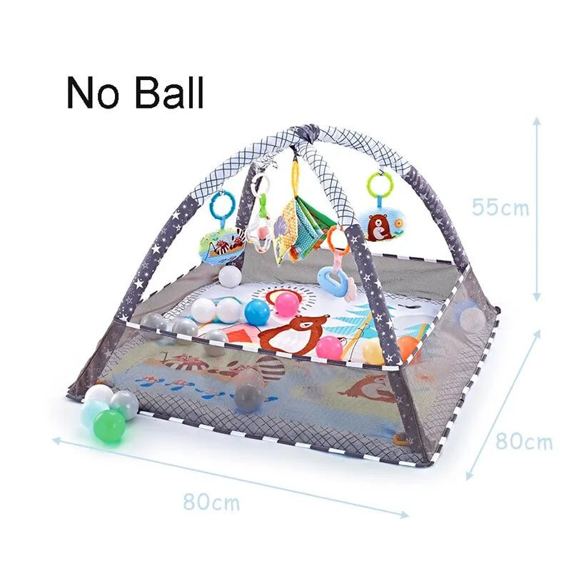 Baby Fitness Frame Crawling Play Mat Multifunction Fence Floor Toddler Activity Gym Game Activity Blanket Newborn Kids Toys - Palais De Bébé