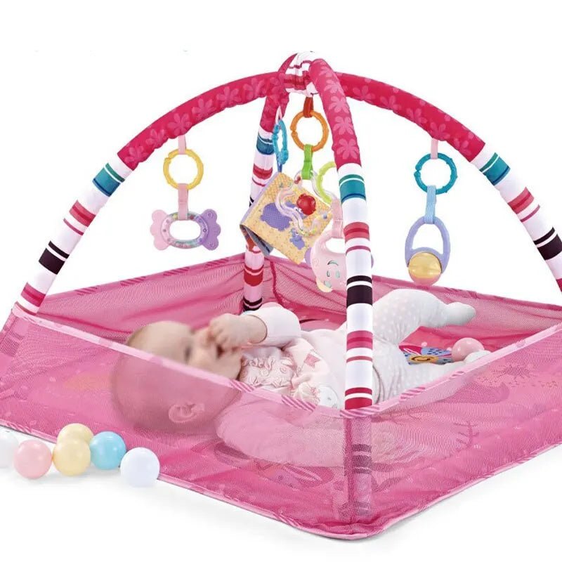 Baby Fitness Frame Crawling Play Mat Multifunction Fence Floor Toddler Activity Gym Game Activity Blanket Newborn Kids Toys - Palais De Bébé