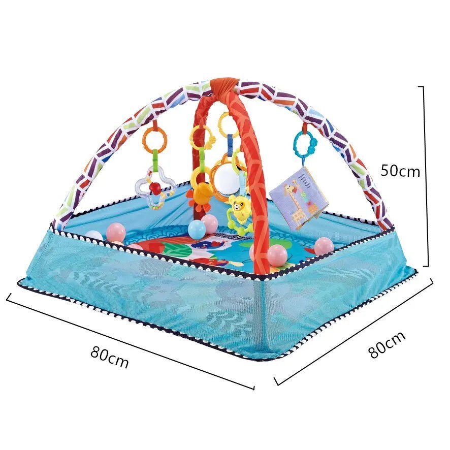 Baby Fitness Frame Crawling Play Mat Multifunction Fence Floor Toddler Activity Gym Game Activity Blanket Newborn Kids Toys - Palais De Bébé