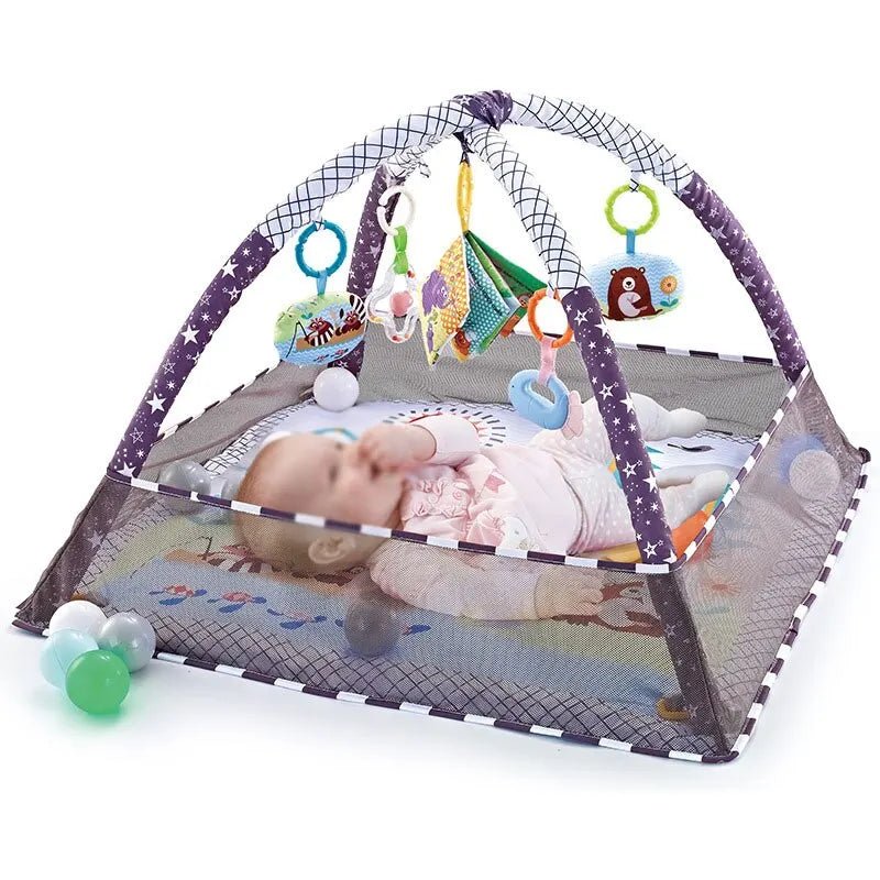 Baby Fitness Frame Crawling Play Mat Multifunction Fence Floor Toddler Activity Gym Game Activity Blanket Newborn Kids Toys - Palais De Bébé
