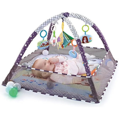 Baby Fitness Frame Crawling Play Mat Multifunction Fence Floor Toddler Activity Gym Game Activity Blanket Newborn Kids Toys - Palais De Bébé