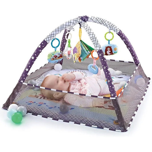 Baby Fitness Frame Crawling Play Mat Multifunction Fence Floor Toddler Activity Gym Game Activity Blanket Newborn Kids Toys - Palais De Bébé