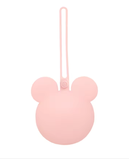 Boite a tétine silicone rose | Nomade
