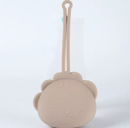 Boîte à tétine silicone marron | Browny