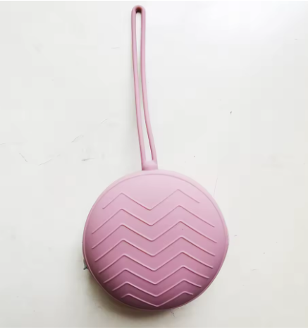 Boite a tétine silicone rose | Nomade