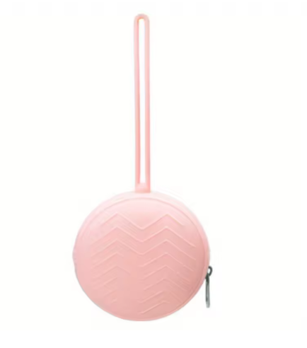 Boite a tétine silicone rose | Nomade