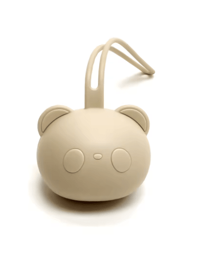 Boite a tétine silicone beige | Baby - Palais De Bébé