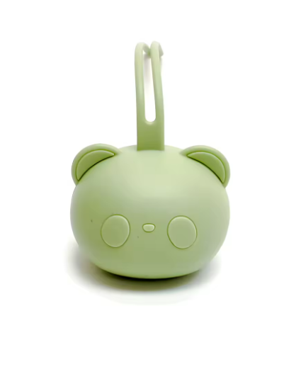 Boite a tétine silicone vert | Hygiénique