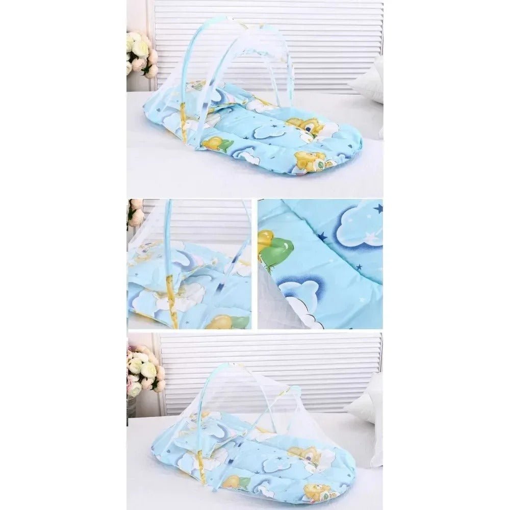 Ciel de lit bébé bleu | SécuSky - Palais De Bébé