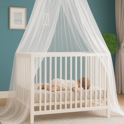 Ciel de lit bébé pour chambre bébé 