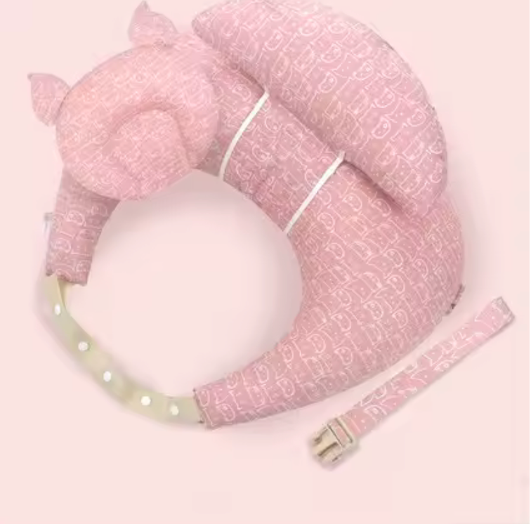Coussin d'allaitement rose | Confort Multifonction