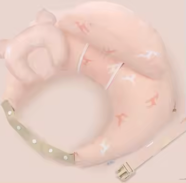 Coussin d'allaitement rose | Confort Multifonction