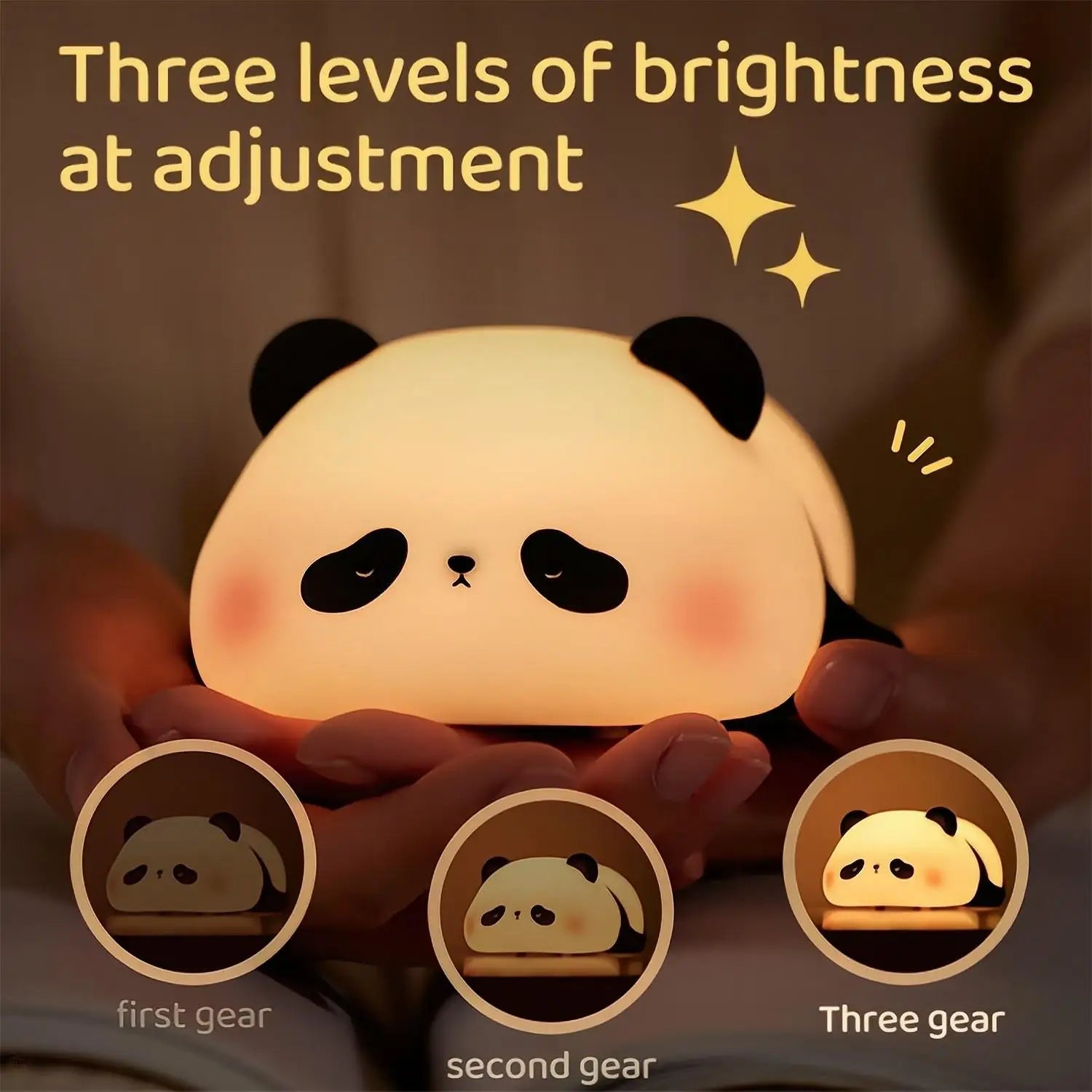 Cute Silicone Night Lights Sheep Cartoon Bedroom Lamp for Children's Room Decor Rechargeable Timing Dimming Sleep Night Light - Palais De Bébé