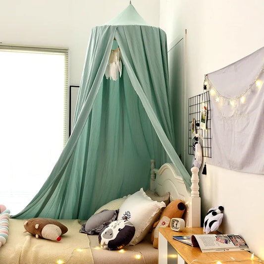 Kids Mosquito Net Baby Crib Curtain Hanging Tent Bed Decor Girl Princess Hanging Bed Canopy Living Corner Play Reading NookDecor - Palais De Bébé