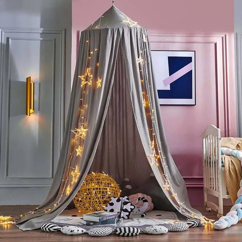 Kids Mosquito Net Baby Crib Curtain Hanging Tent Bed Decor Girl Princess Hanging Bed Canopy Living Corner Play Reading NookDecor - Palais De Bébé