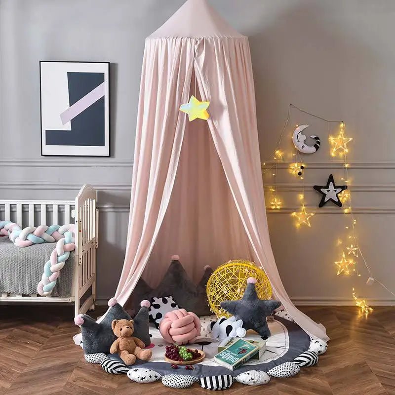 Kids Mosquito Net Baby Crib Curtain Hanging Tent Bed Decor Girl Princess Hanging Bed Canopy Living Corner Play Reading NookDecor - Palais De Bébé