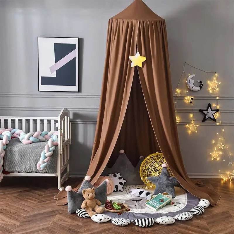 Kids Mosquito Net Baby Crib Curtain Hanging Tent Bed Decor Girl Princess Hanging Bed Canopy Living Corner Play Reading NookDecor - Palais De Bébé