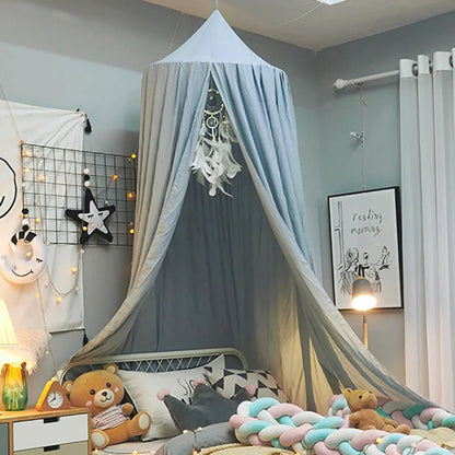 Kids Mosquito Net Baby Crib Curtain Hanging Tent Bed Decor Girl Princess Hanging Bed Canopy Living Corner Play Reading NookDecor - Palais De Bébé