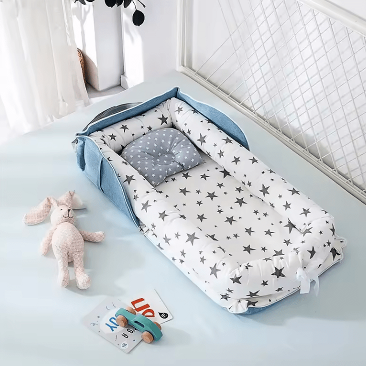 Matelas à langer étoiles | Douceur Nomade - Palais De Bébé