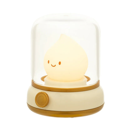 Mini Desktop LED Cute Night Lamp Creative USB Rechargeable Portable Cartoon Table Lamp For Coffee Bar Home Decor Hotel Bedroom - Palais De Bébé