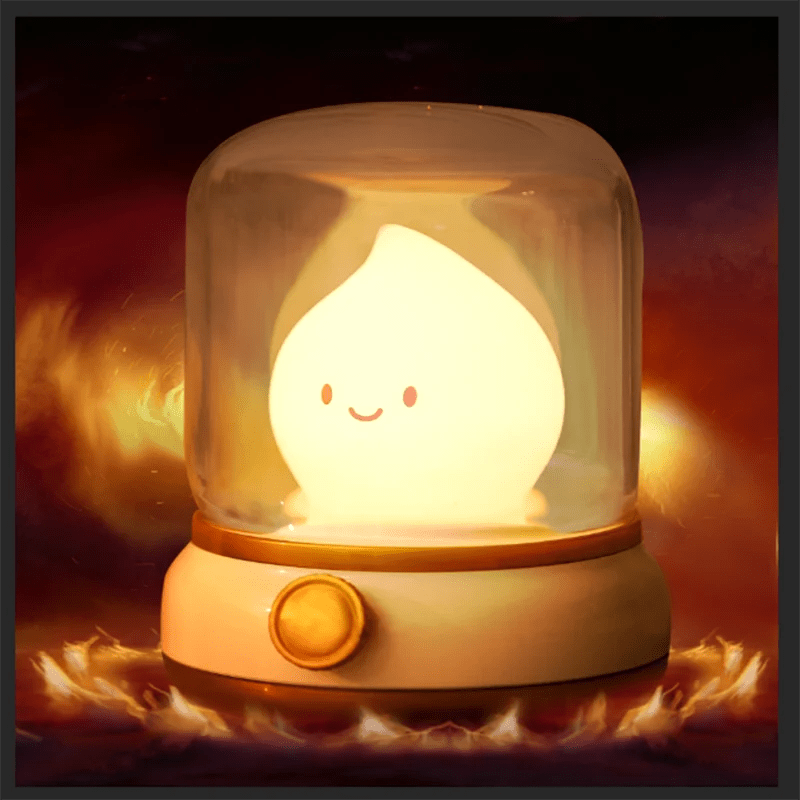 Mini Desktop LED Cute Night Lamp Creative USB Rechargeable Portable Cartoon Table Lamp For Coffee Bar Home Decor Hotel Bedroom - Palais De Bébé