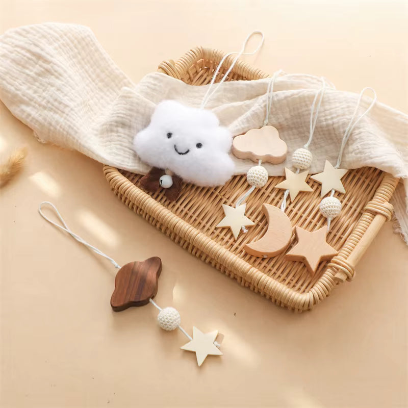 mobile bebe en bois pendentifs bois