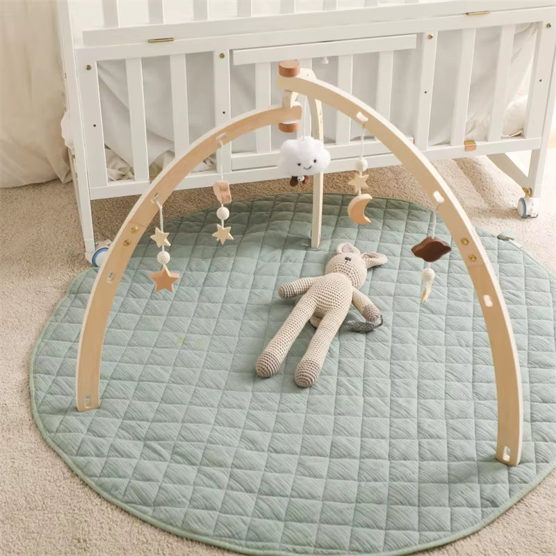 mobile bebe en bois solide beau