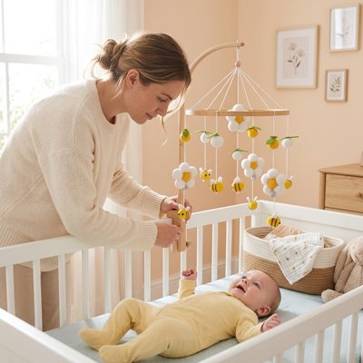 Mobile bébé | Éveil Naturel - Palais De Bébé