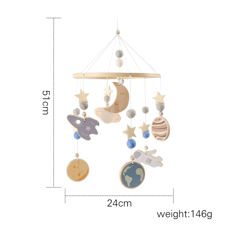 mobile lit bebe ciel lune etoiles bebe douceur