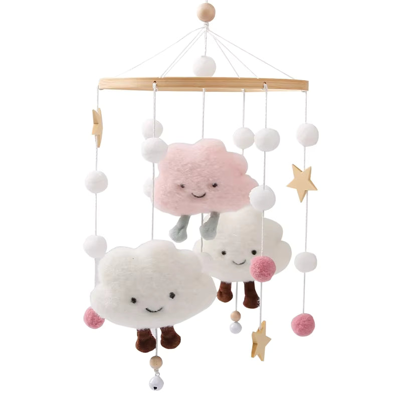 mobile lit bebe ciel nuages