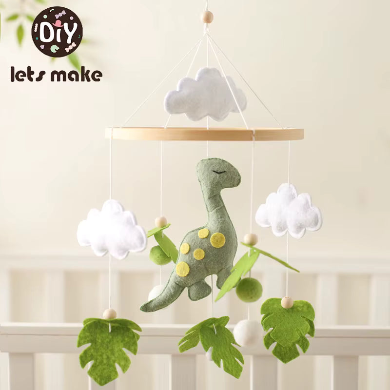 mobile pour lit bebe dinosaure animaux