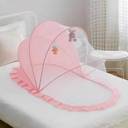 moustiquaire lit bébé rose| Pinky - Palais De Bébé