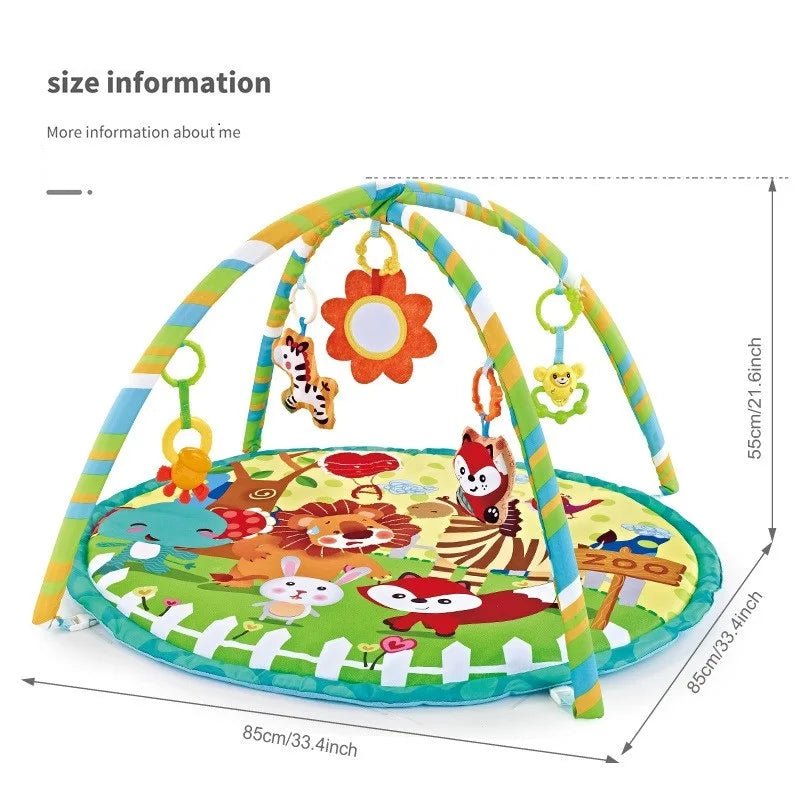 Multifunctional Baby Fitness Activity Frame Baby Awakening Mat Crawl Blanket With Fence Activity Pad Baby Educational Mat Gift - Palais De Bébé