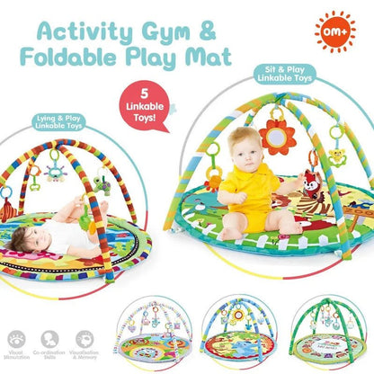Multifunctional Baby Fitness Activity Frame Baby Awakening Mat Crawl Blanket With Fence Activity Pad Baby Educational Mat Gift - Palais De Bébé