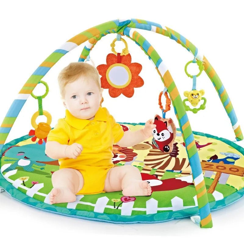 Multifunctional Baby Fitness Activity Frame Baby Awakening Mat Crawl Blanket With Fence Activity Pad Baby Educational Mat Gift - Palais De Bébé