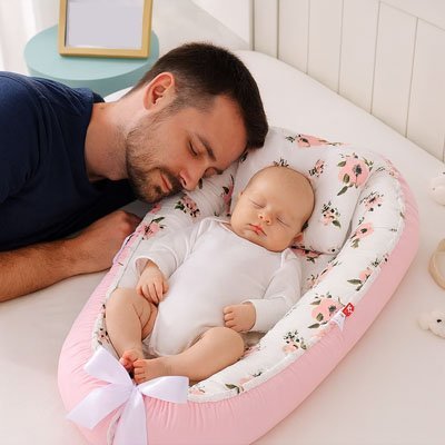 Réducteur de lit bébé cocon nouveau-né