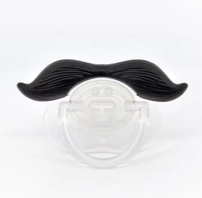 Tetine bebe moustache | Silicone Apaisant