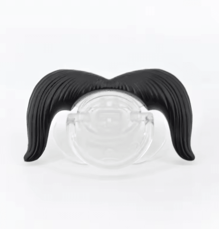 Tetine bebe moustache | Silicone Apaisant - Palais De Bébé