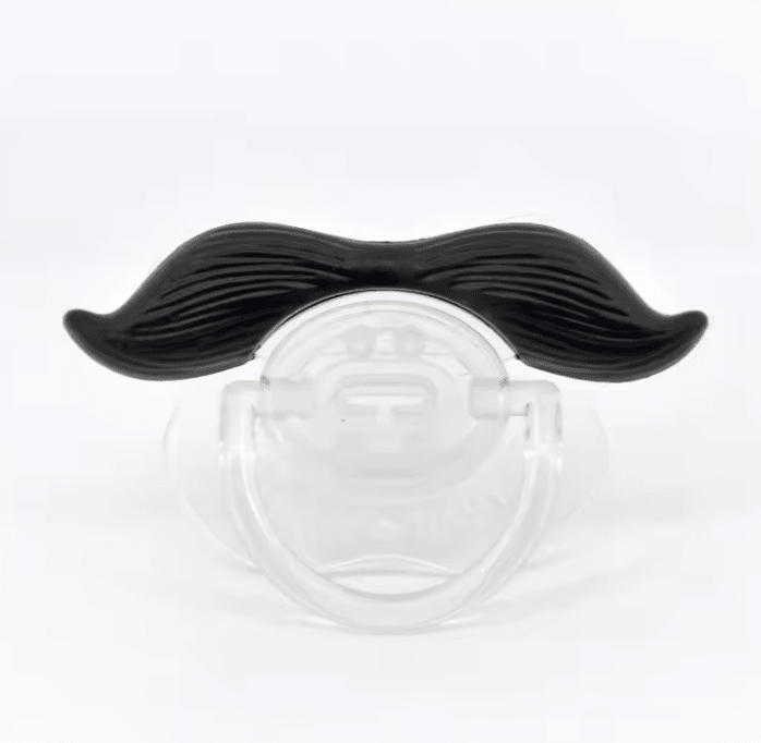 Tetine bebe moustache | Silicone Apaisant - Palais De Bébé