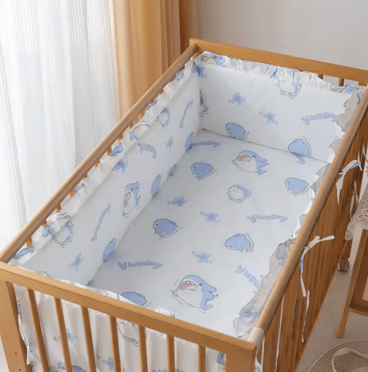 Tour de lit bébé 5 pièces | Coton Douillet - Palais De Bébé